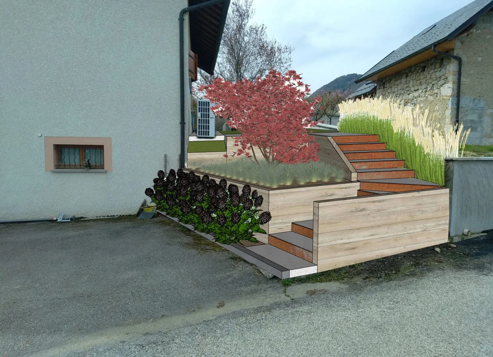 Image for Aménagement d&rsquo;une entrée à Vimines