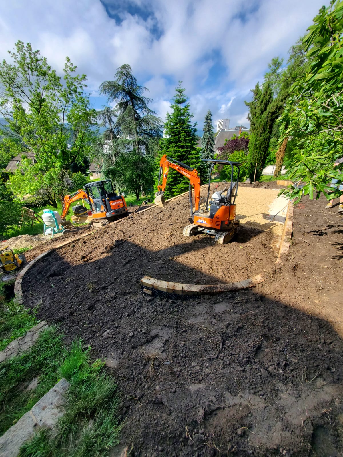 Installation Muret Bois Chambéry